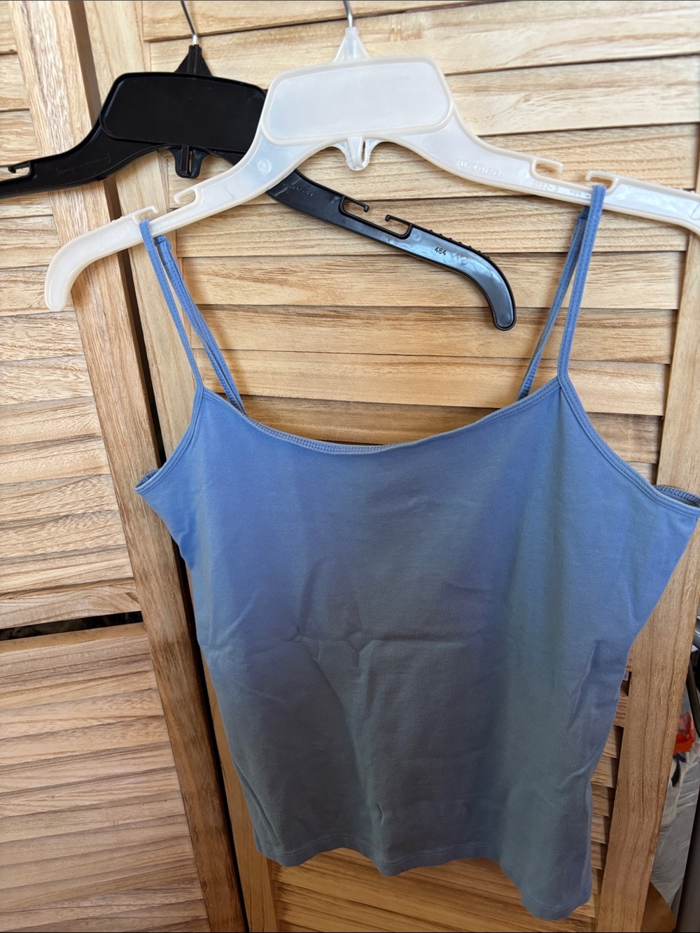 Caslon Blue Spaghetti-Strap Cami Petite Large